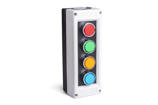 PK Series Plastic 4 Holes DK + DY + DS + DM +4*KB14K Grey-Black Control Box